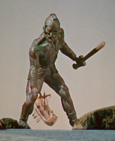 Talos attacking the Argo